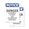 Signmission Danger Stairwell Closed Use Alternative, 10 in W x Rectangle, Plastic OS-2PACK-NS-P-1014-V-10922 - alternate 1
